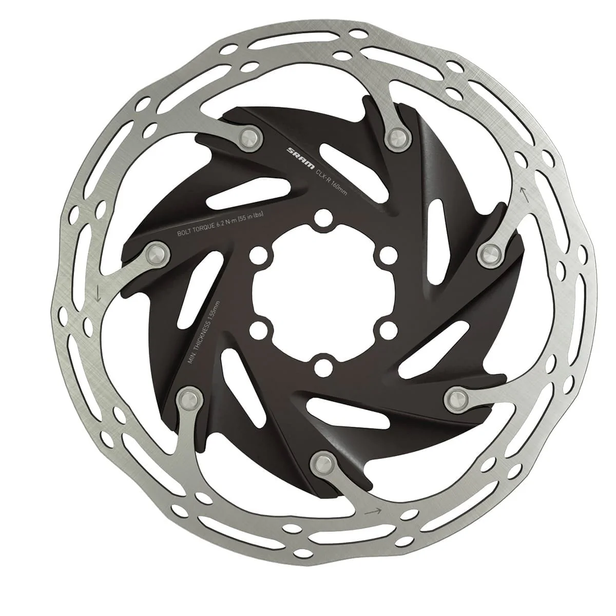 SRAM CENTERLINE XR 6-otworowa tarcza czarna - Image 2