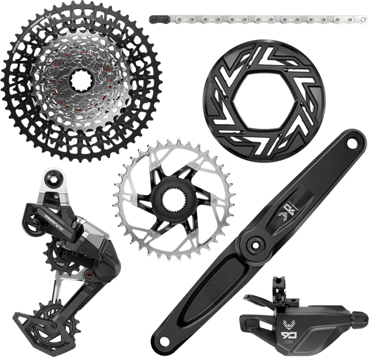 SRAM EAGLE 90 T-TYPE 12V 36T VAE Power Pack do silnika BOSCH