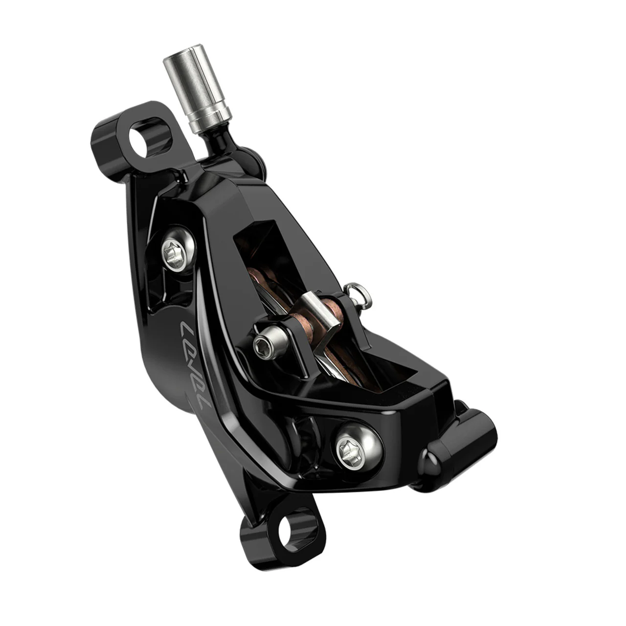 SRAM LEVEL SILVER STEALTH 4-tłoczkowy hamulec przedni czarny - Image 5
