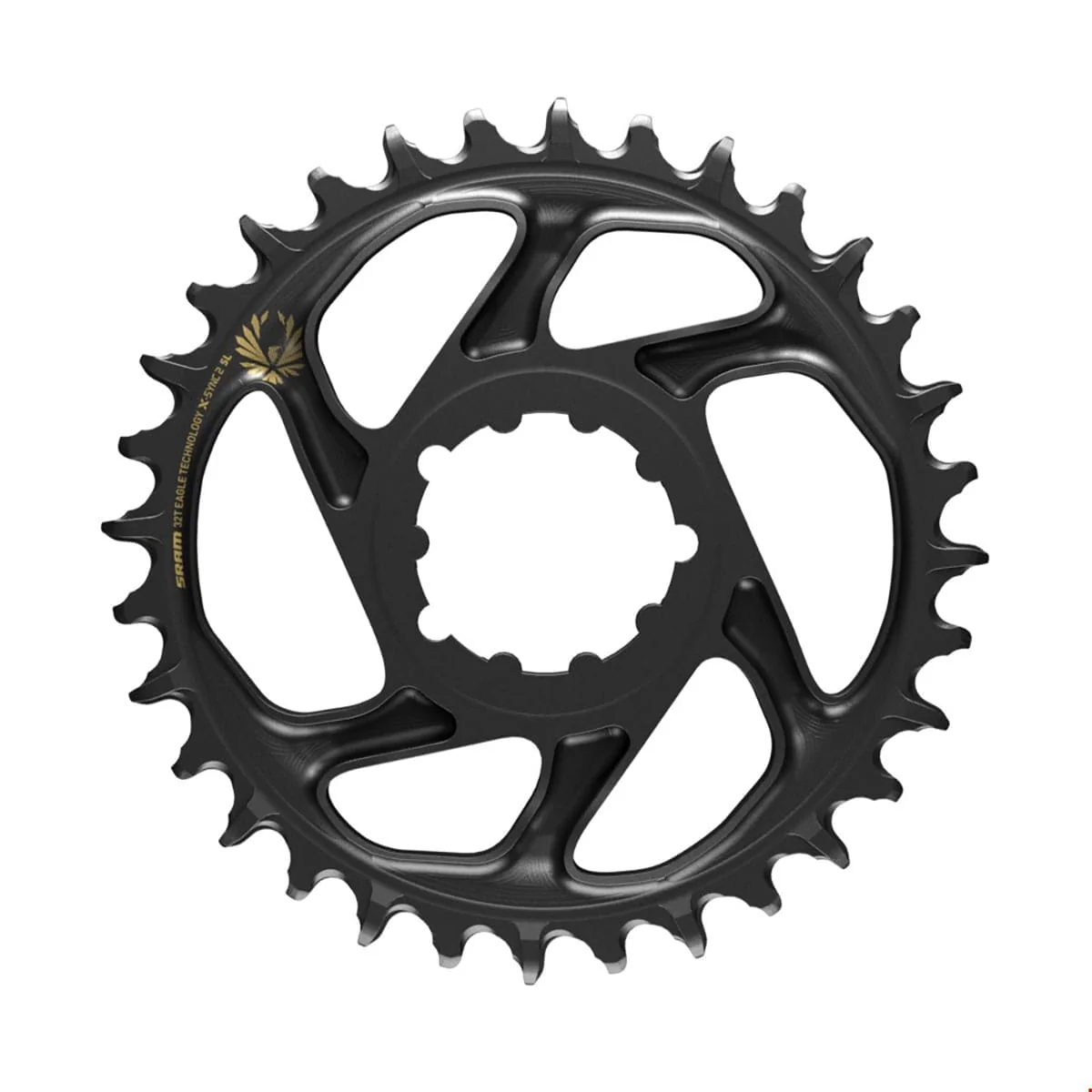 SRAM EAGLE X-SYNC 2 SL BOOST 12V Direct Mount 3mm Offset Mono Chainring Black/Gold