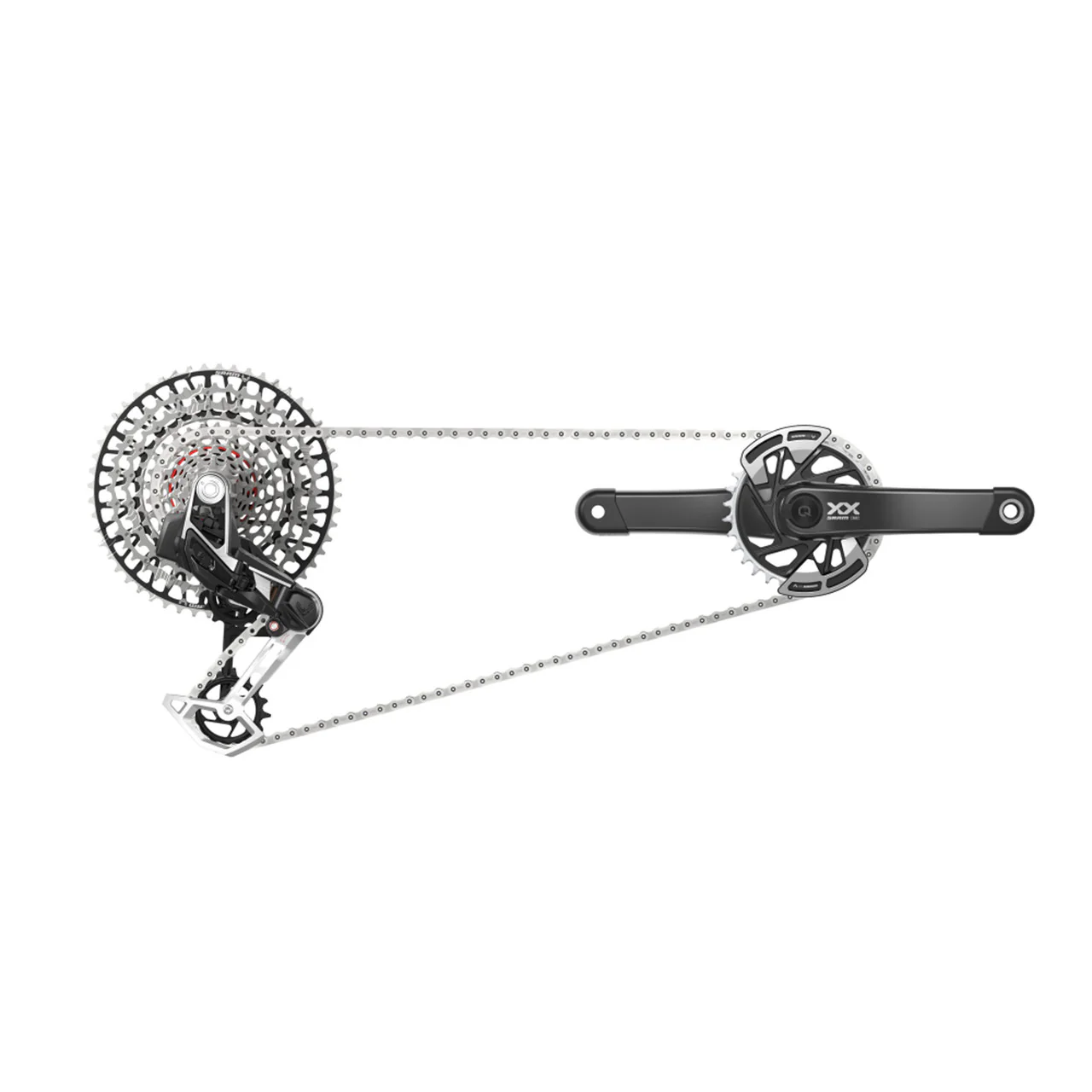Grupa SRAM XX EAGLE POWERMETER T-TYPE AXS Q174 DUB WIDE 32 zęby 10/52
