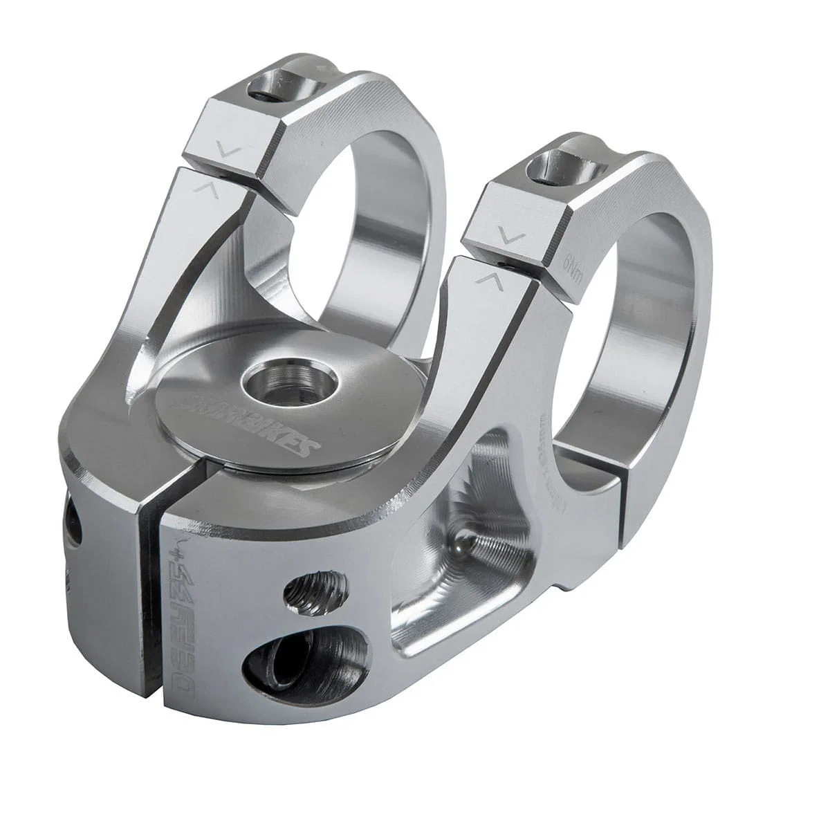 Srebrny wspornik kierownicy DMR DEFY35 Rise 5mm