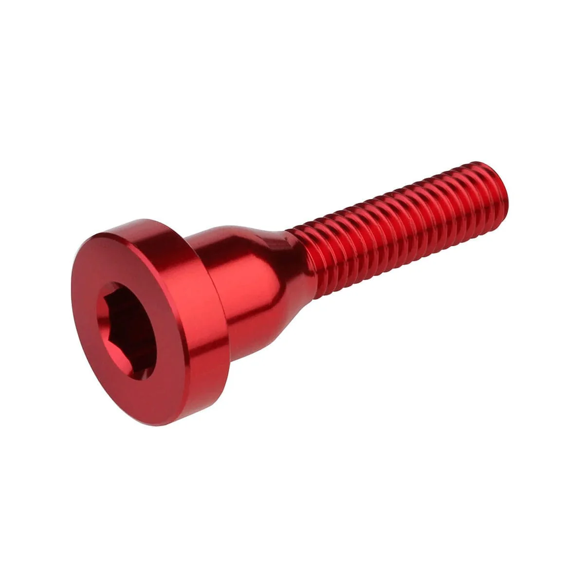 Śruba zaślepki trzpienia BURGTEC Aluminium Red