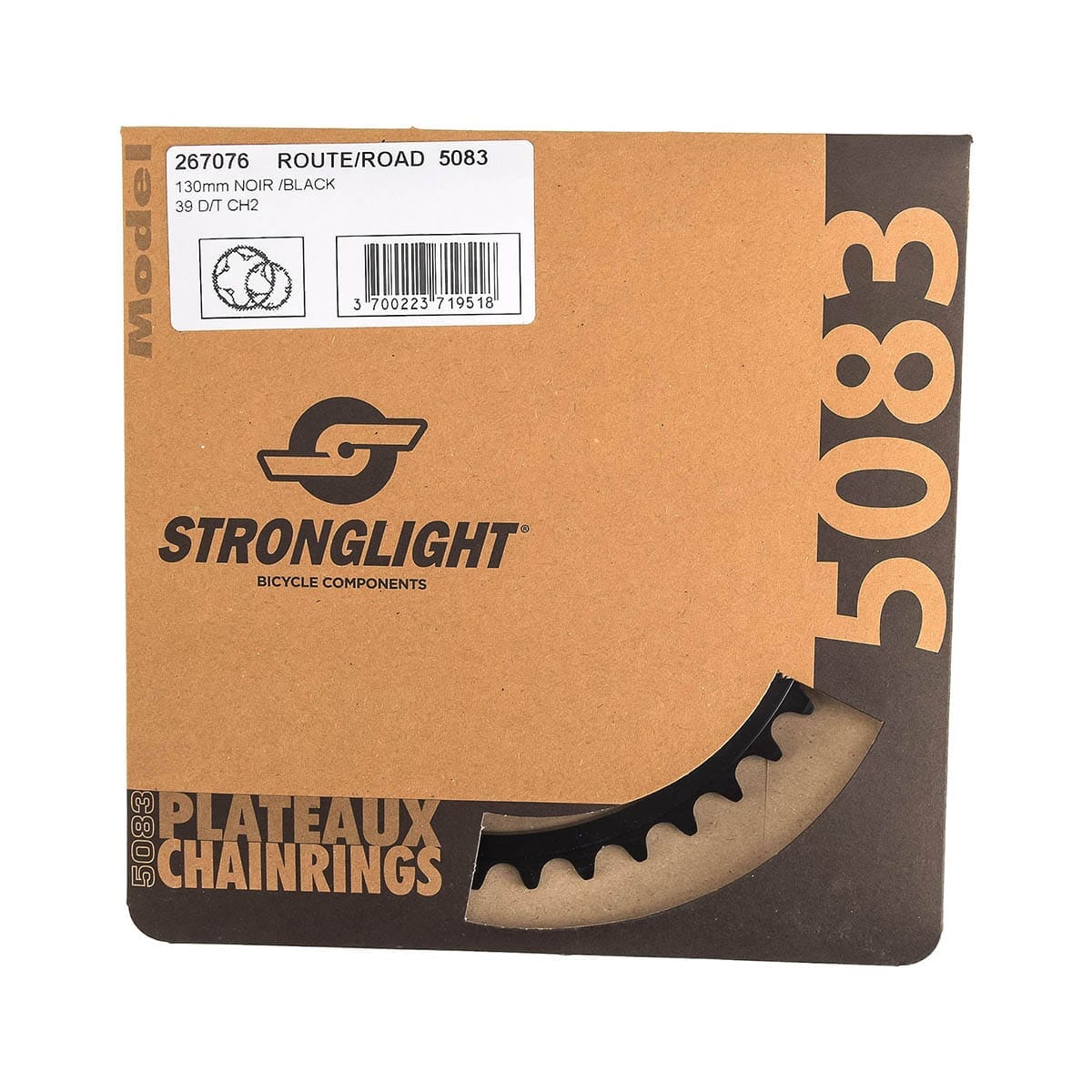 STRONGLIGHT ALU 5083 Typ S 130mm Czarna tacka wewnętrzna 9/10V - Image 3