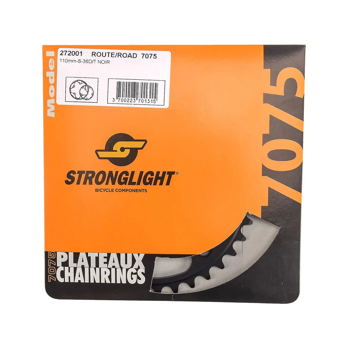 STRONGLIGHT ALU 7075 Typ S 110mm Czarna tacka wewnętrzna 9/10V - Image 3