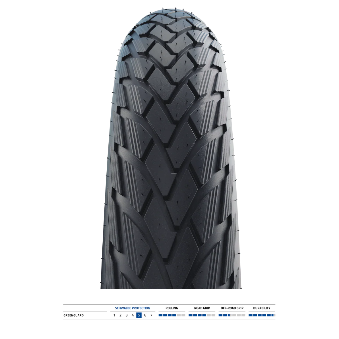 SCHWALBE GREEN MARATHON 27.5x2.35 ADDIX ECO GreenGuard Sztywna opona typu dętkowego - Image 2