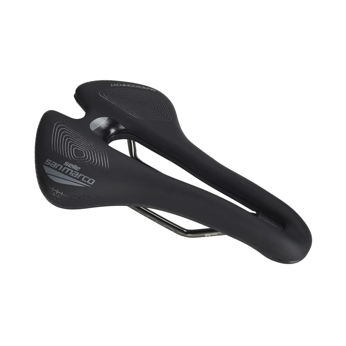 Szyny manganowe SAN MARCO APSIDE SHORT SUPERCOMFORT OPEN-FIT RACING SADDLE 149 mm