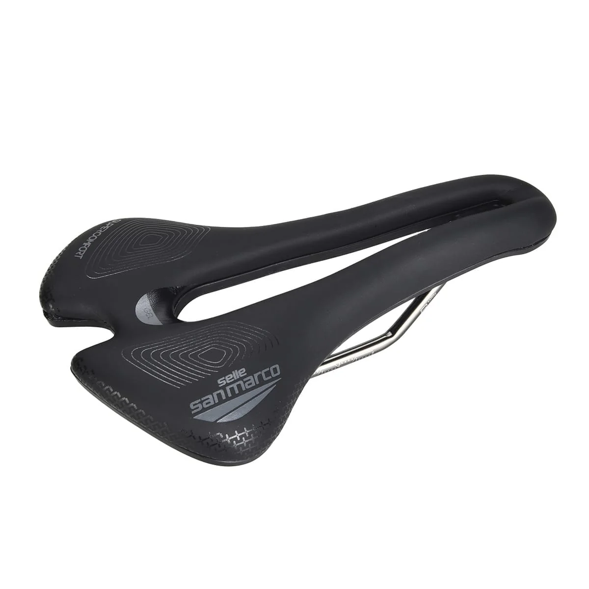 Szyny manganowe SAN MARCO APSIDE SHORT SUPERCOMFORT OPEN-FIT RACING SADDLE 149 mm - Image 2