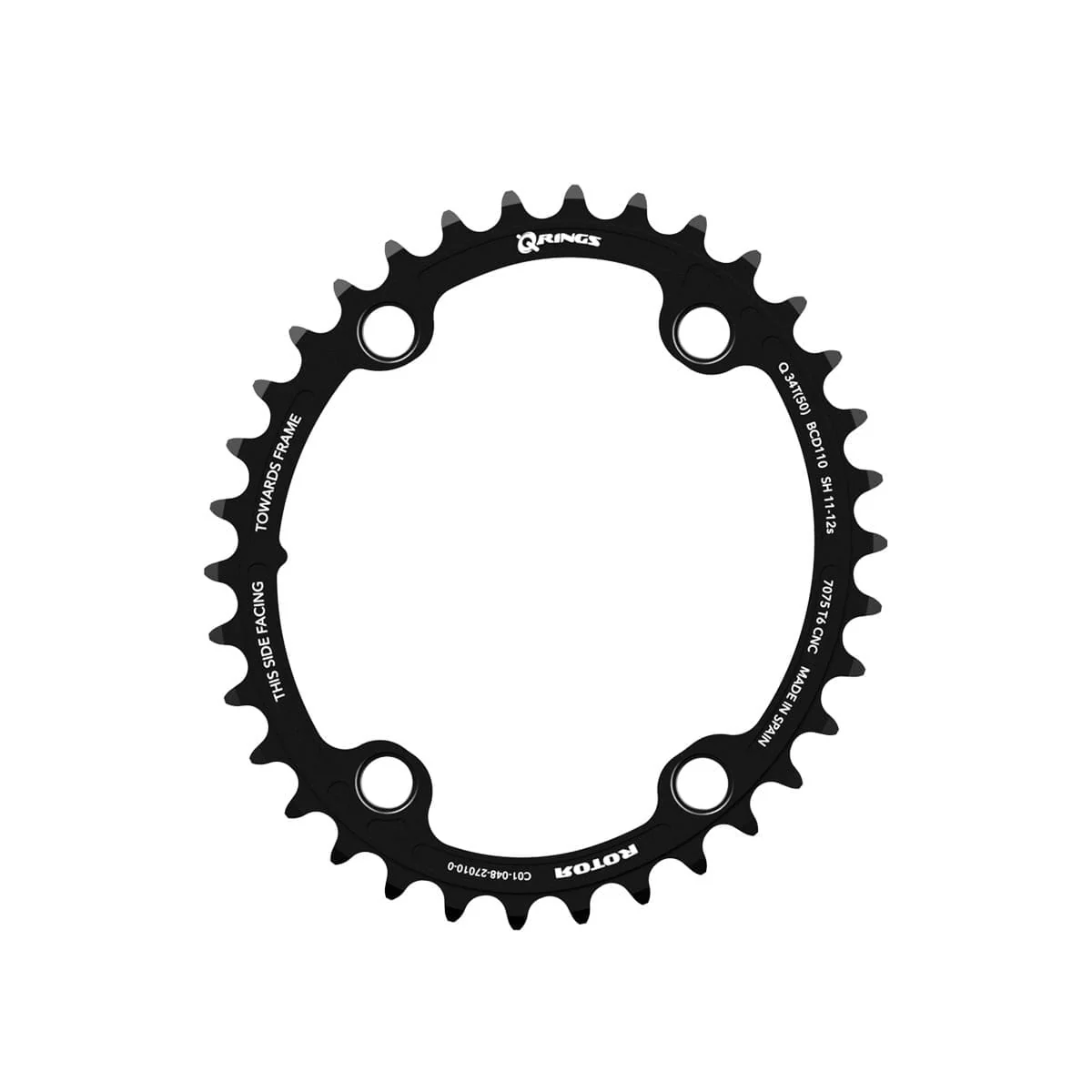 Owalna tacka wewnętrzna 11/12V ROTOR Q-RINGS 110mm