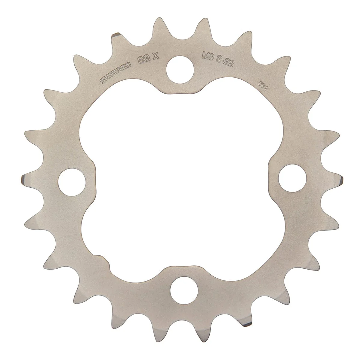 Tacka wewnętrzna SHIMANO DEORE M590 9V 4 otwory 64 mm srebrna