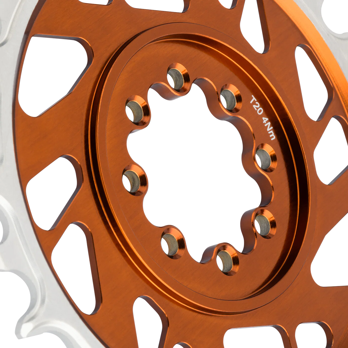 Tarcza łańcuchowa mono BURGTEC THICK THIN 12V BOOST Montaż bezpośredni 8 śrub typu T Wąski szeroki offset 3 mm Brąz - Image 3