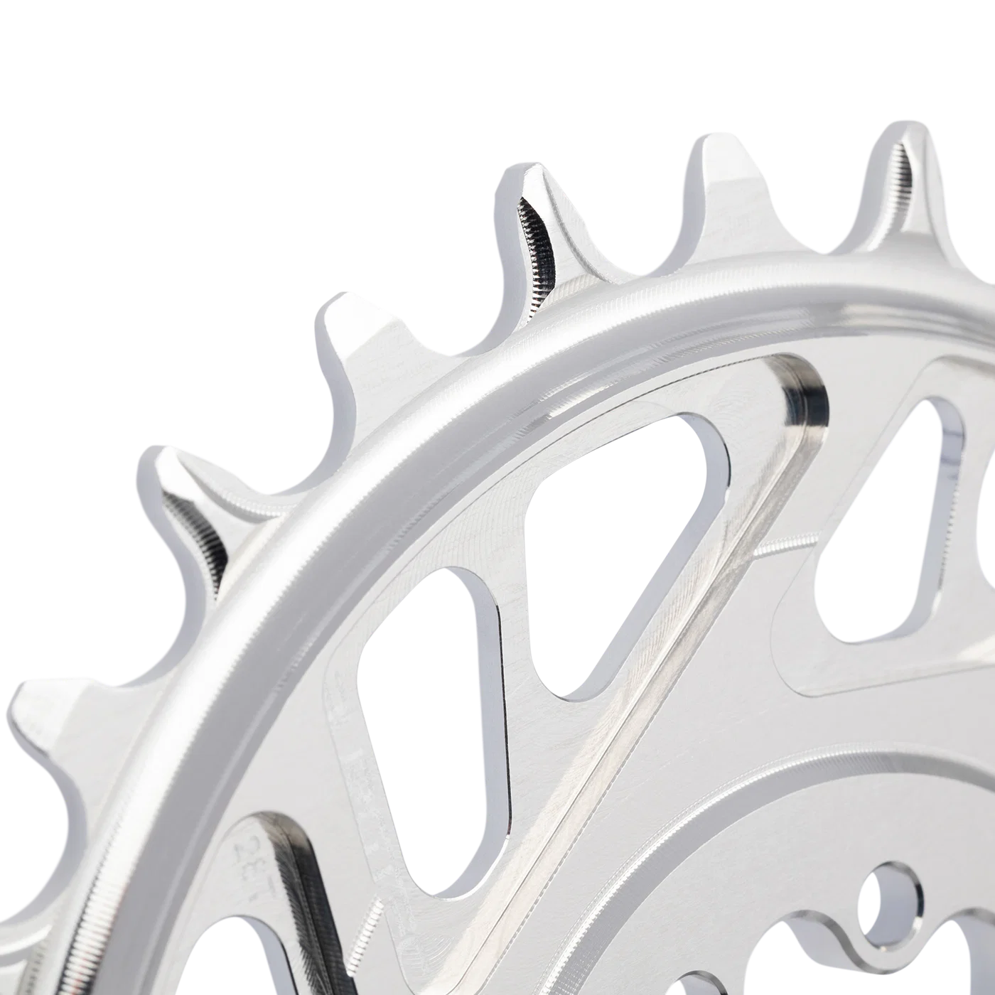 Tarcza łańcuchowa mono BURGTEC THICK THIN 12V BOOST montaż bezpośredni 8 śrub typu T wąski szeroki offset 3mm srebrny - Image 2