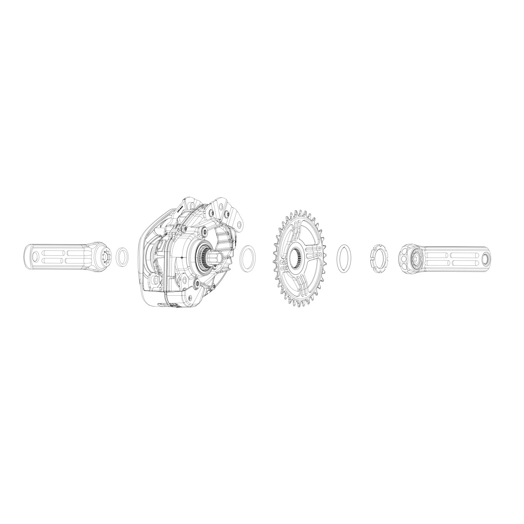 Tarcza łańcuchowa Mono ROTOR E-MTB BOSCH Direct Mount - Image 2