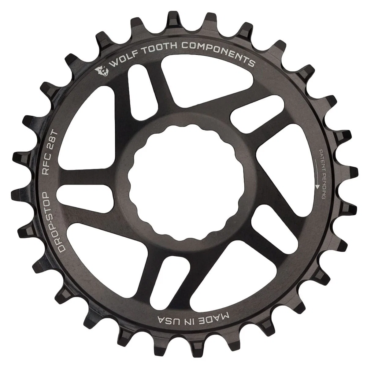 Tarcza łańcuchowa WOLF TOOTH 9/10/11/12V Raceface CINCH Direct Mount 6mm Offset Mono Chainring Black