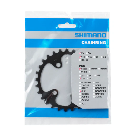 Wewnętrzna tarcza łańcuchowa SHIMANO SLX do FC-M7000-11-2/FC-M7000-11-B2 (28-38 zębów) 11V - Image 2