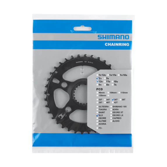 Zewnętrzna tarcza łańcuchowa SHIMANO SLX do FC-M7100-2/FC-M7120-B2 (26-36 zębów) 12V - Image 2