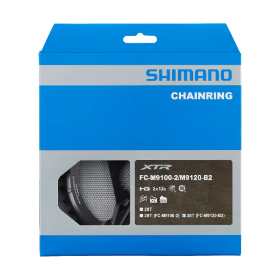Zewnętrzna tarcza łańcuchowa SHIMANO XTR do FC-M9120-B2 (28-38 zębów) 12V - Image 2