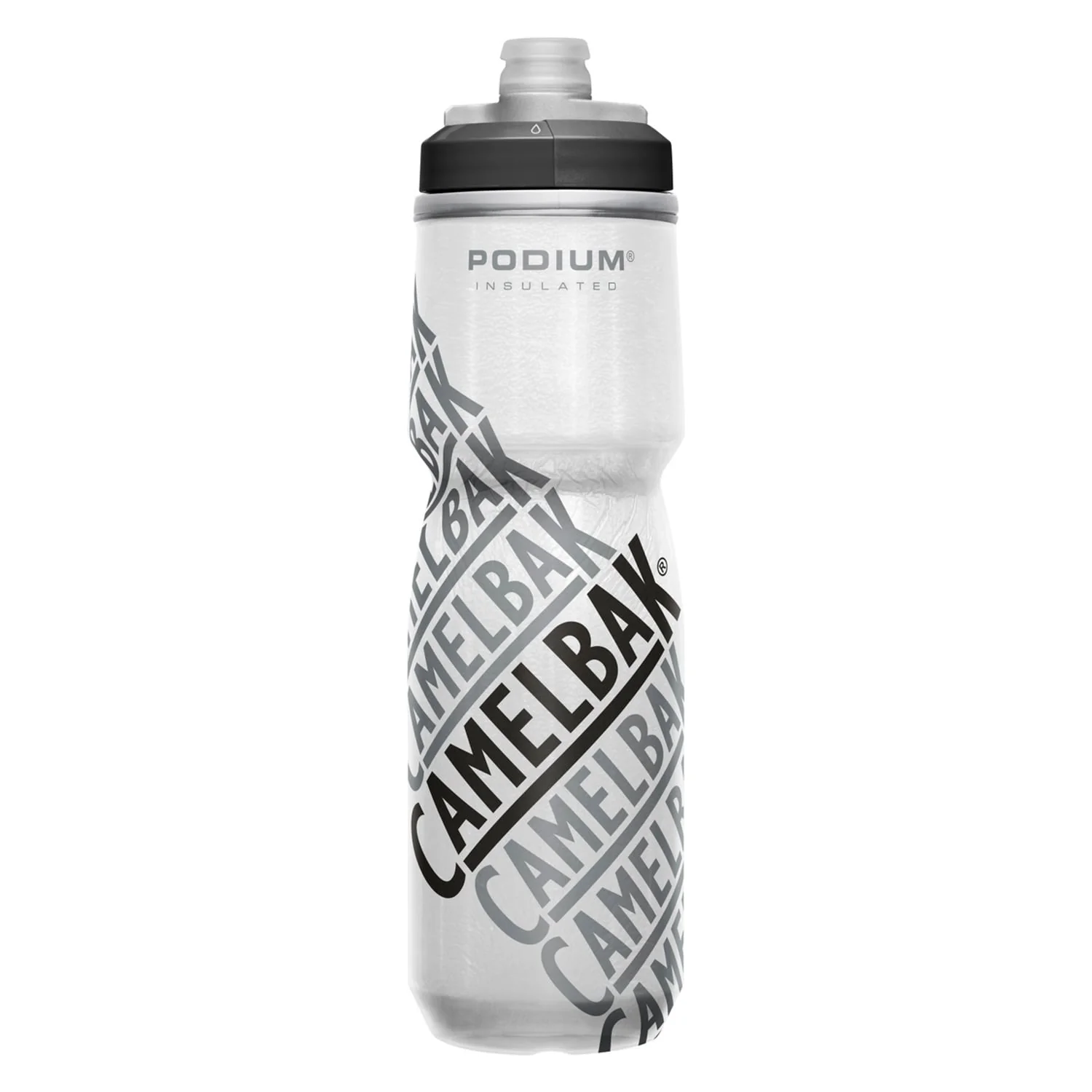 Termiczna butelka na wodę CAMELBAK PODIUM CHILL RACE EDITION czarno-biała - Image 2