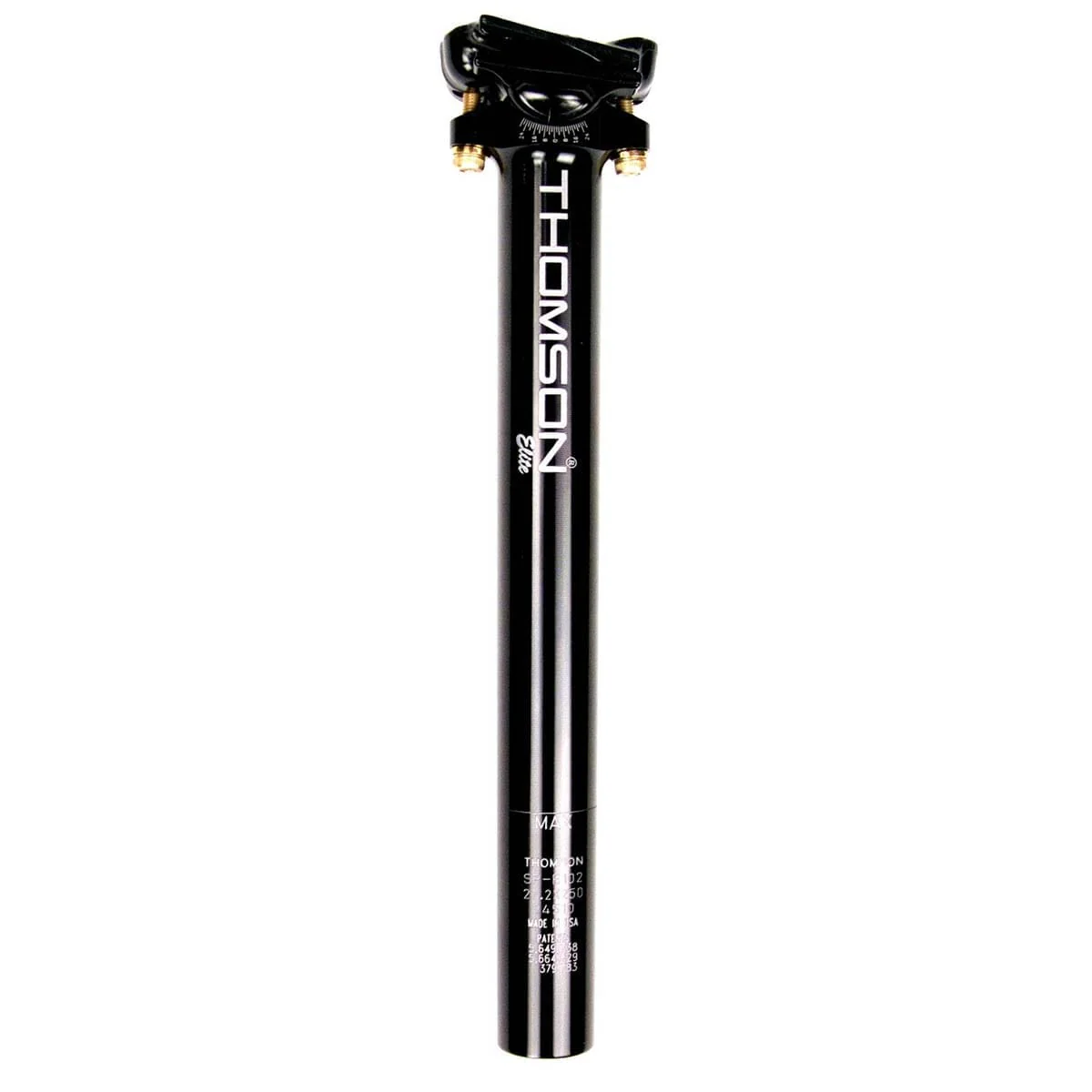 THOMSON ELITE Aluminiowa sztyca prosta czarna