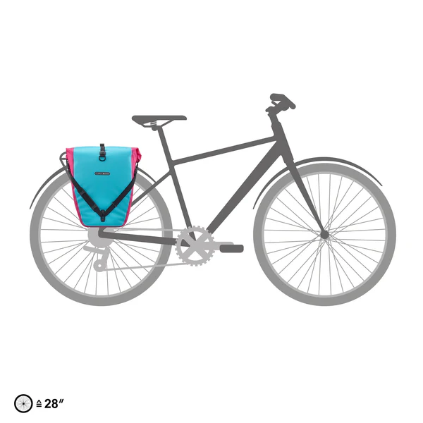 Torba na bagaż ORTLIEB BACK ROLLER CYBER 20 L niebieski/różowy - Image 7
