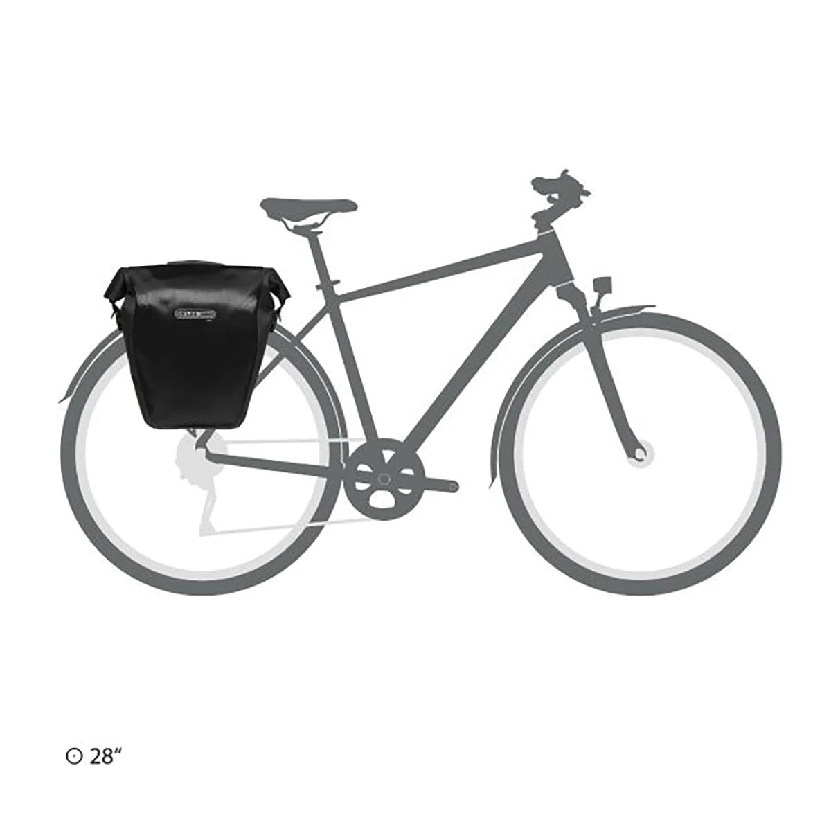 Torba na bagaż ORTLIEB BACK ROLLER CORE 20 L czarna - Image 4