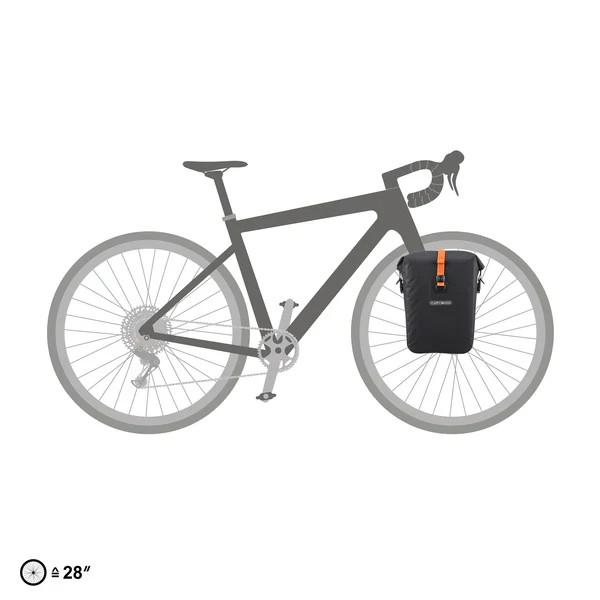Torba na bagażnik ORTLIEB GRAVEL PACK QL 2.2 14,5 L Czarny - Image 7