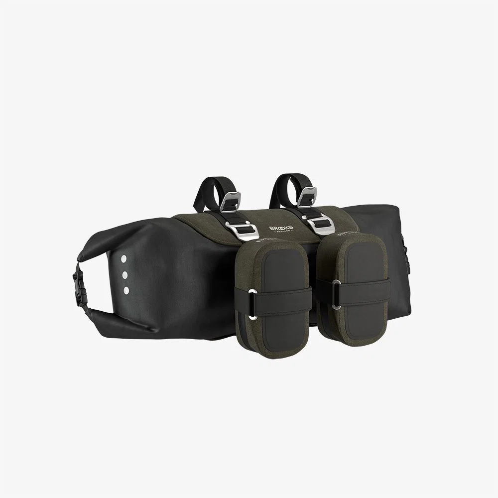 Torba na kierownicę BROOKS SCAPE ROLL zielona - Image 5