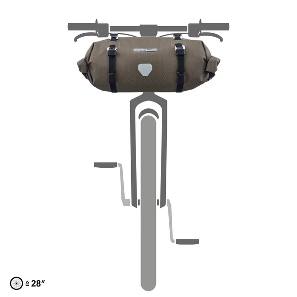 Torba na kierownicę ORTLIEB HANDLEBAR PACK FLEX 9 L beżowa - Image 7