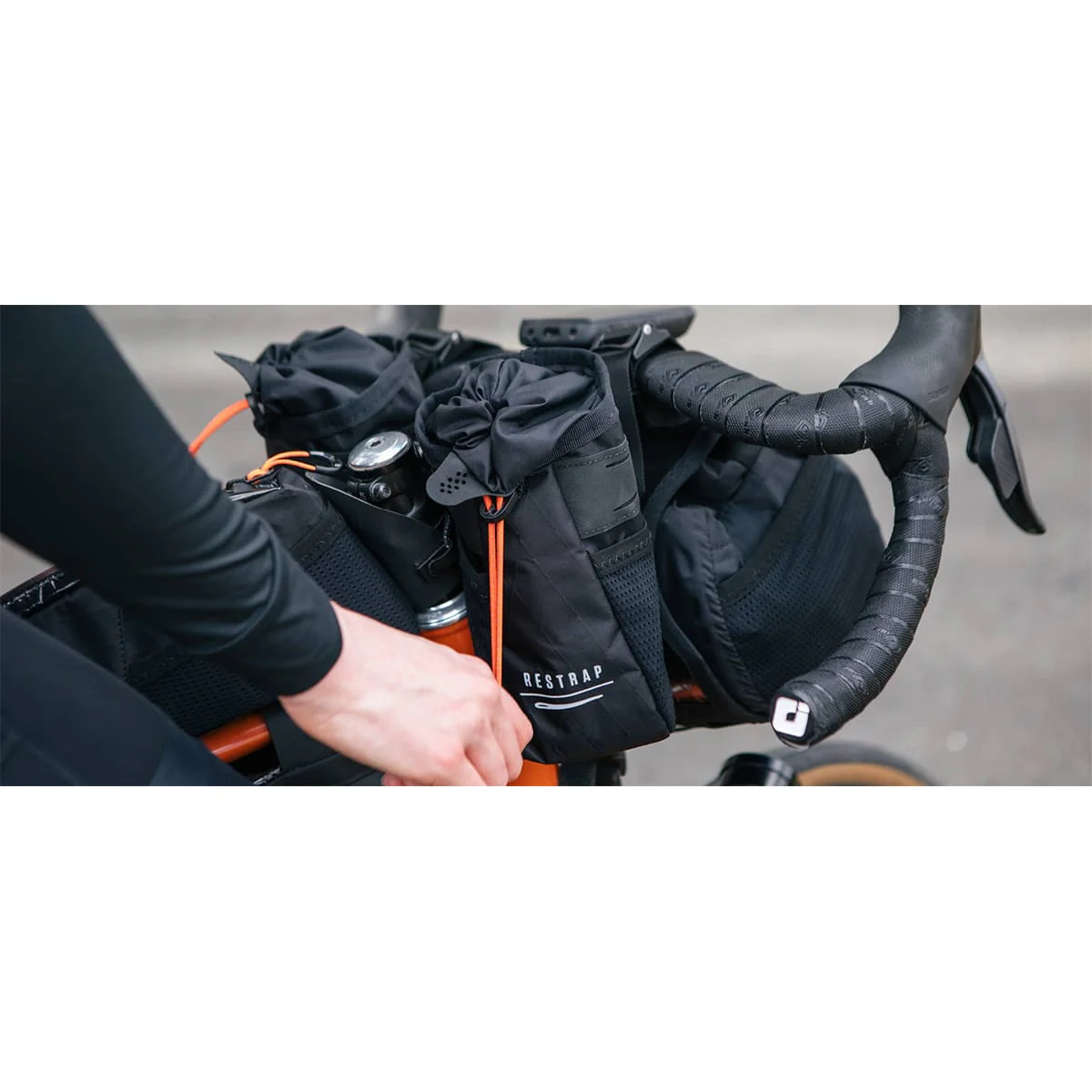 Torba na kierownicę RESTRAP RACE STEM BAG 1.1L czarna - Image 3