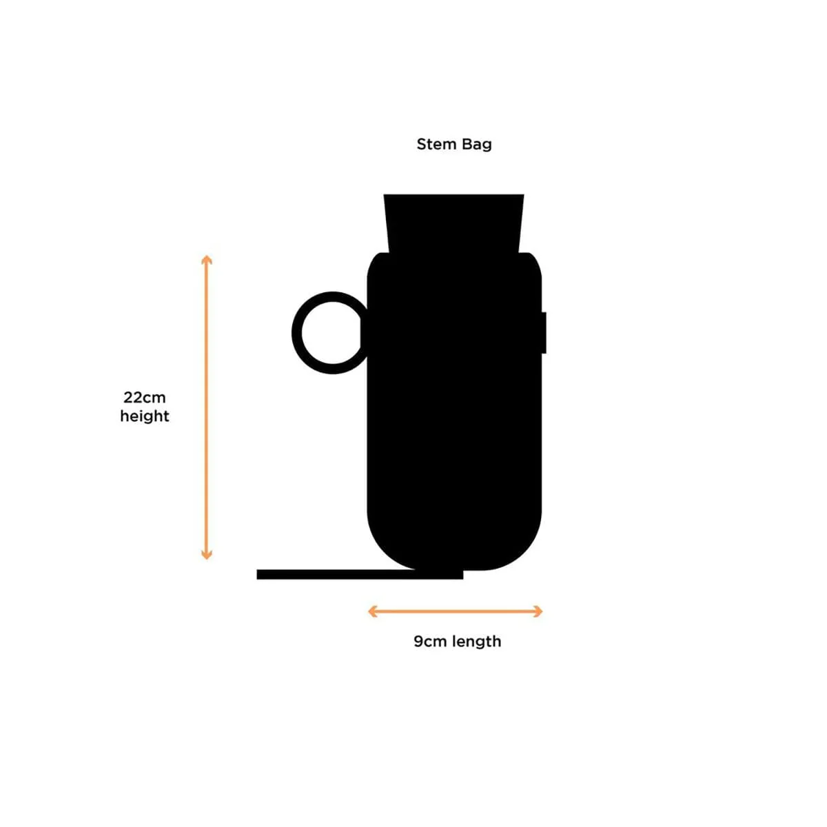 Torba na kierownicę RESTRAP STEM BAG 1,1 L czarna - Image 7