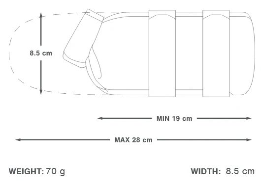 Torba na widelec APIDURA EXPEDITION CARGO CAGE PACK 1,3 L czarna - Image 5