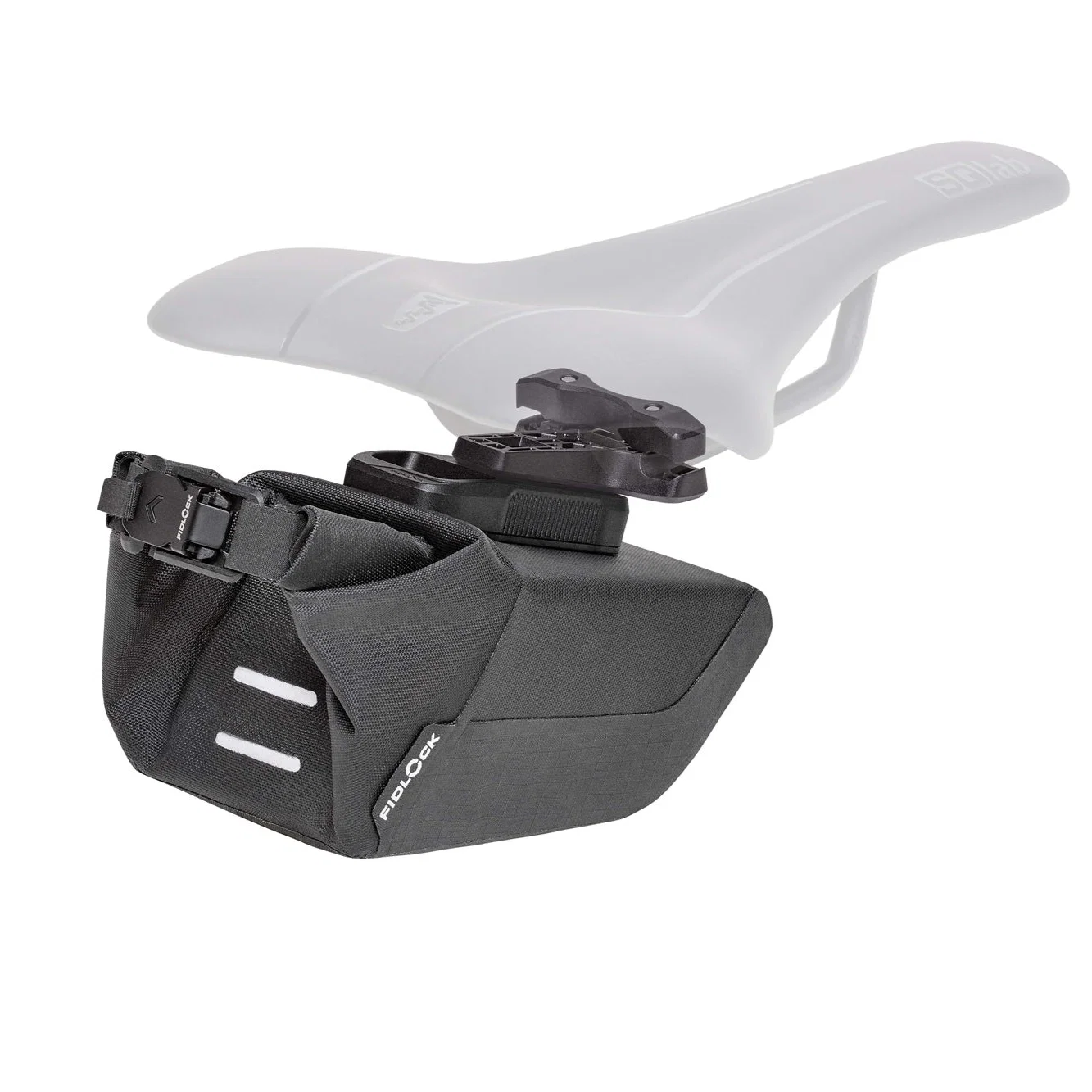 Torba pod siodło + zestaw PINCLIP FIDLOCK czarny
