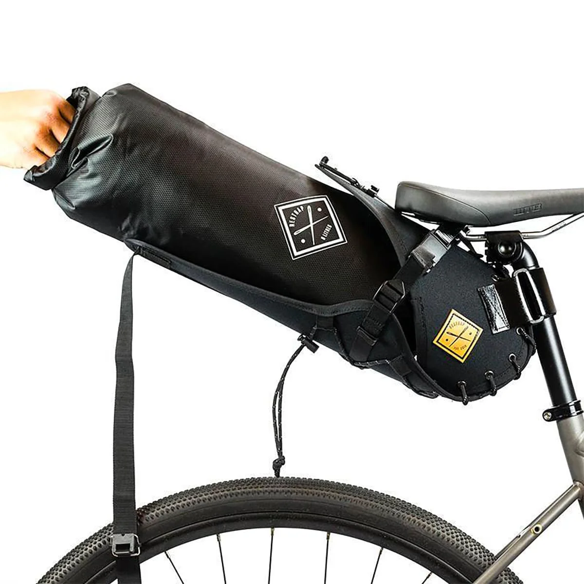 Torba pod siodło RESTRAP SADDLE BAG 8 L Czarny + DRY BAG 8 L Czarny - Image 3