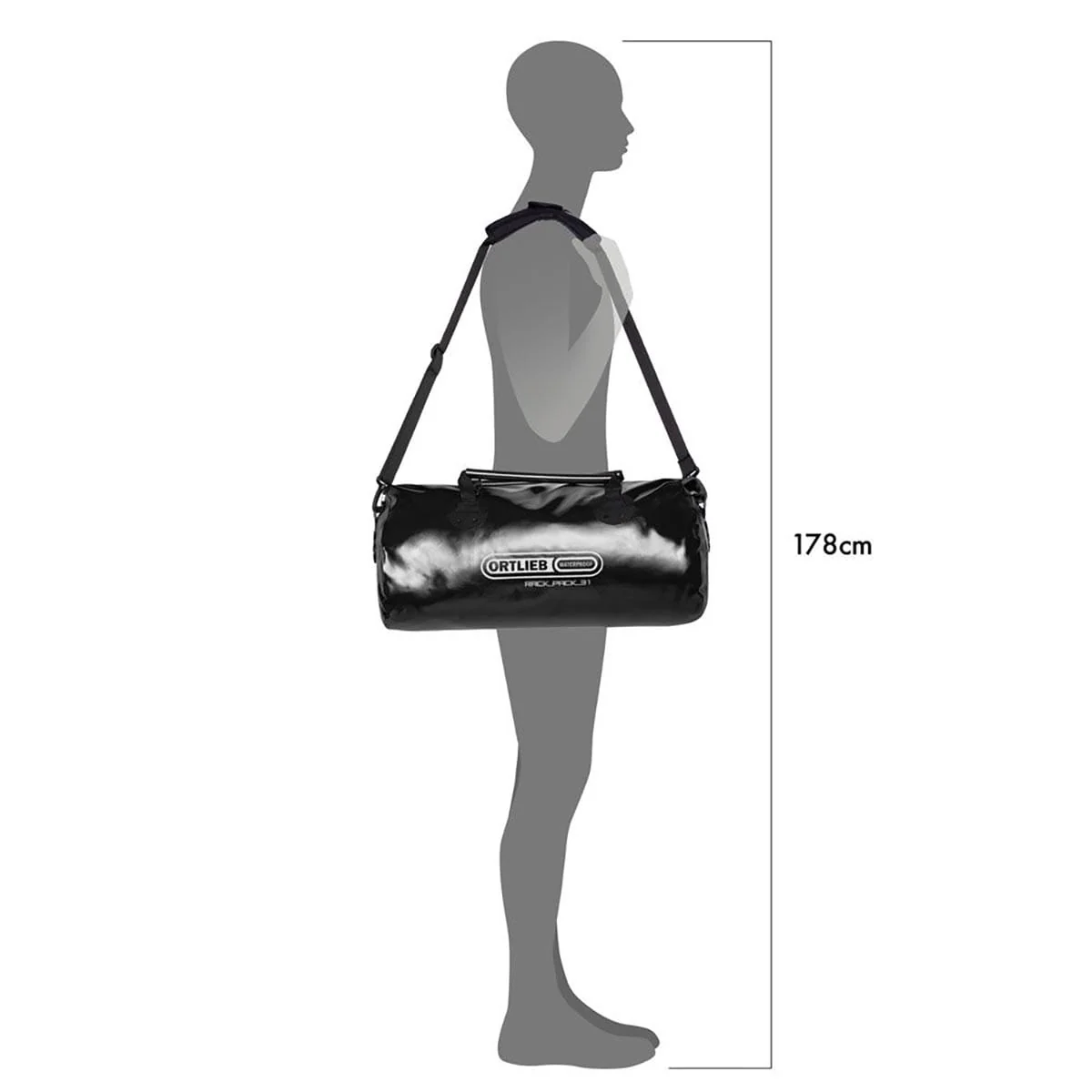 Torba podróżna ORTLIEB RACK-PACK 31 L czarna - Image 5