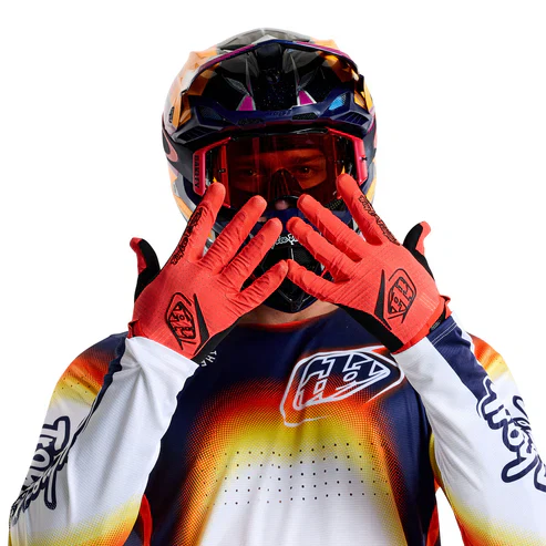 Rękawice TROY LEE DESIGNS AIR MONO pomarańczowe - Image 4