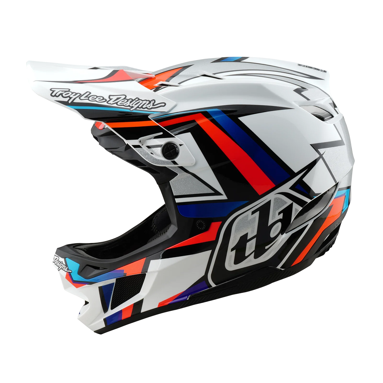 Kask MTB TROY LEE DESIGNS D4 COMPOSITE MIPS FRAMES biały/szary - Image 2