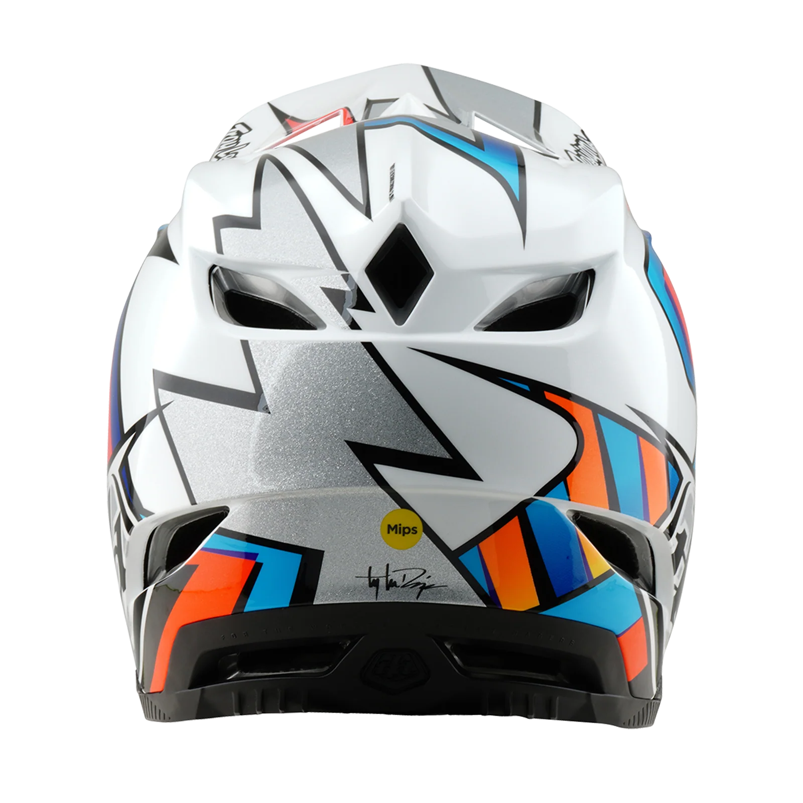 Kask MTB TROY LEE DESIGNS D4 COMPOSITE MIPS FRAMES biały/szary - Image 4