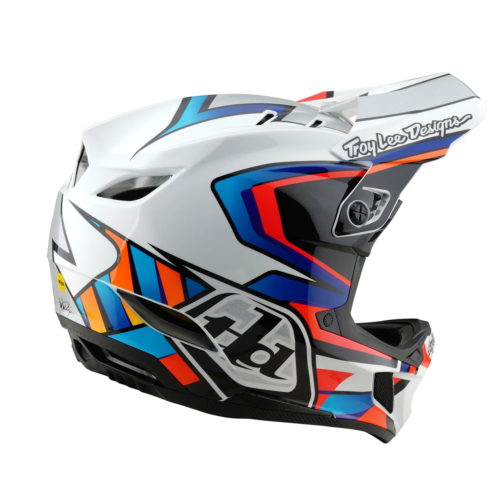 Kask MTB TROY LEE DESIGNS D4 COMPOSITE MIPS FRAMES biały/szary - Image 5