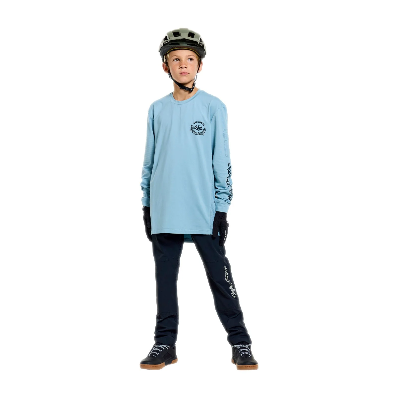 TROY LEE DESIGNS RUCKUS RIDE CARBS Junior Jersey z długim rękawem niebieski - Image 3