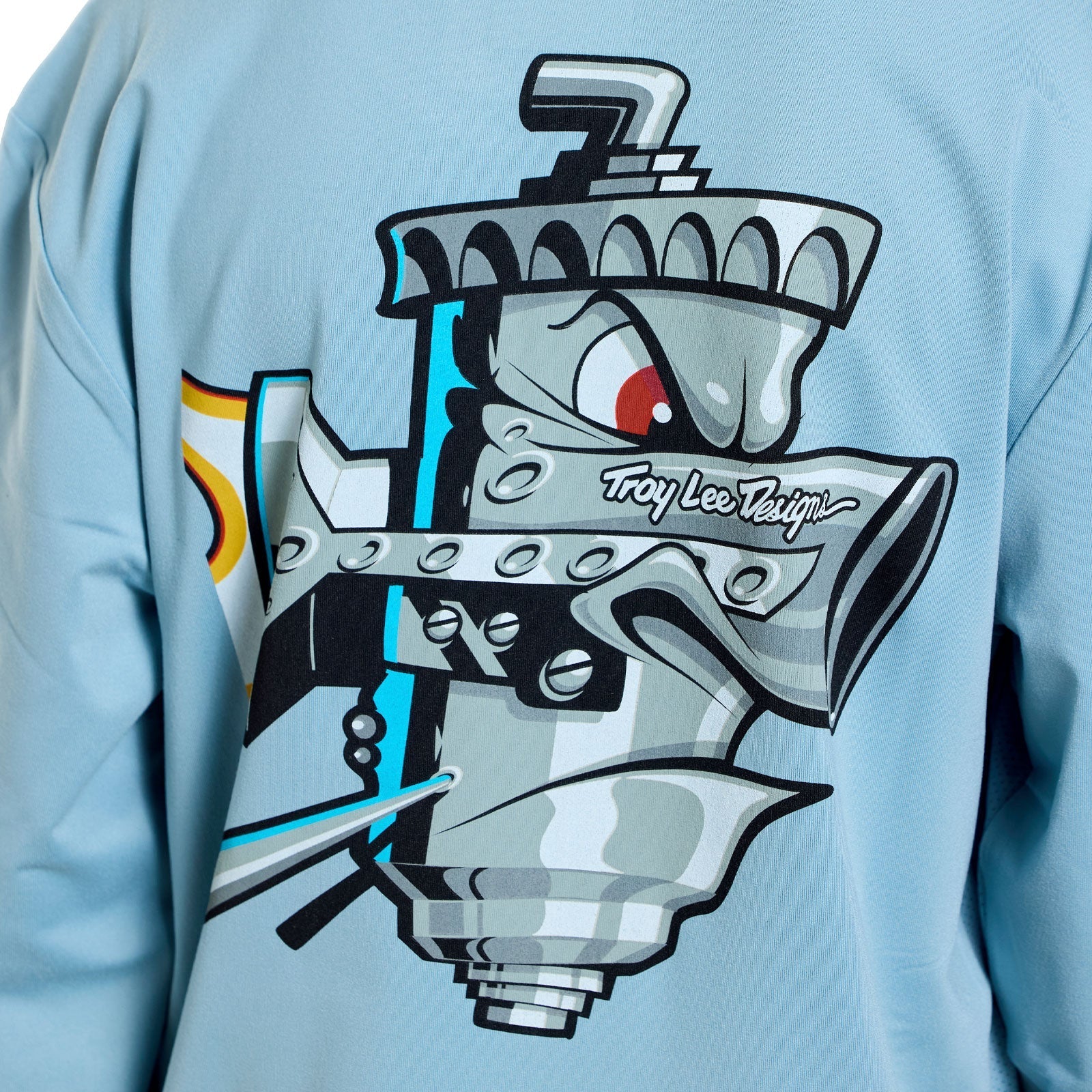 TROY LEE DESIGNS RUCKUS RIDE CARBS Junior Jersey z długim rękawem niebieski - Image 6
