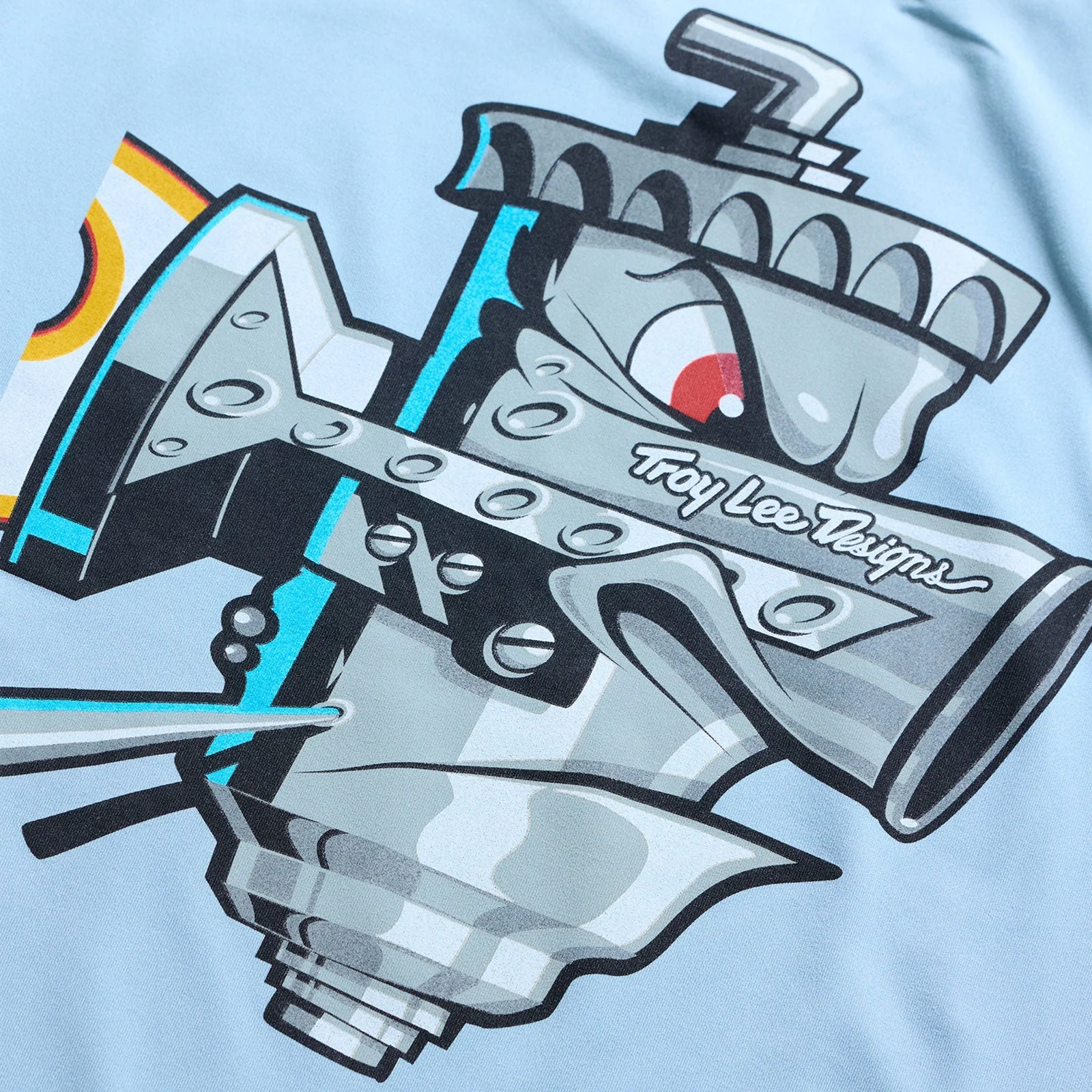 TROY LEE DESIGNS RUCKUS RIDE CARBS Junior Jersey z długim rękawem niebieski - Image 7