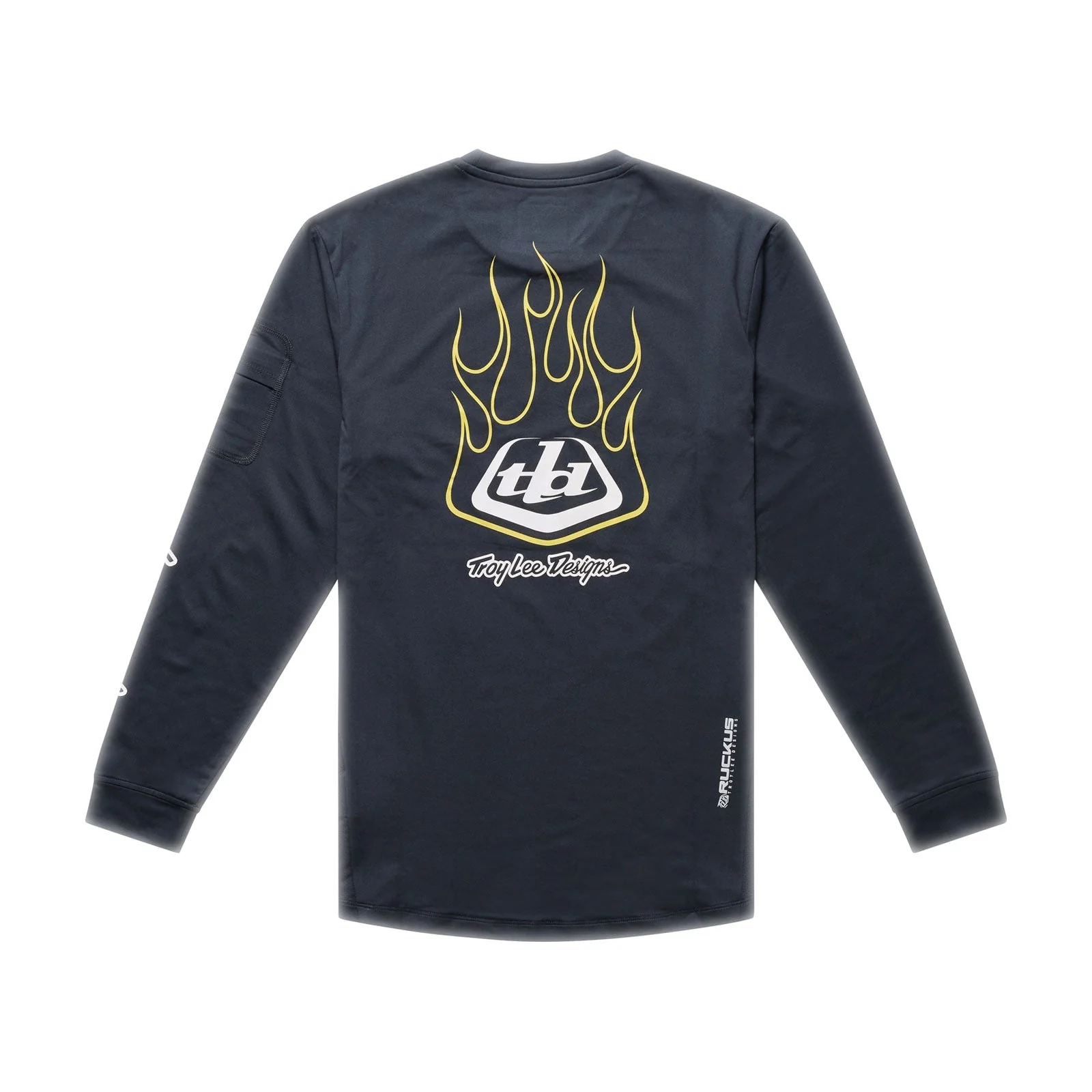 TROY LEE DESIGNS RUCKUS RIDE PRESSED Junior Jersey z długim rękawem czarny - Image 2