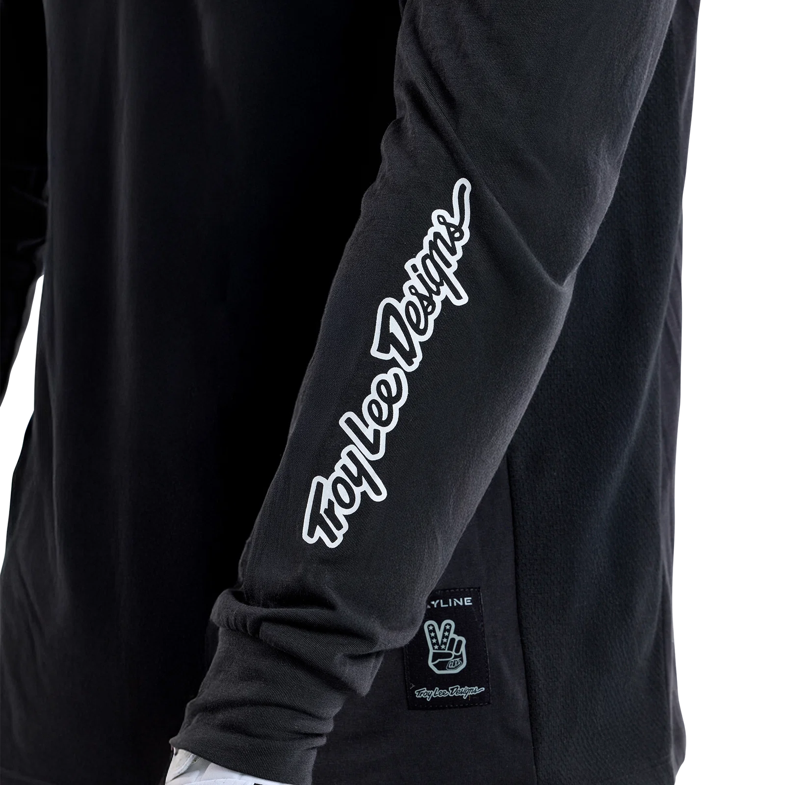 TROY LEE DESIGNS SKYLINE RIDE TEE SIGNATURE Jersey z długim rękawem czarny - Image 11