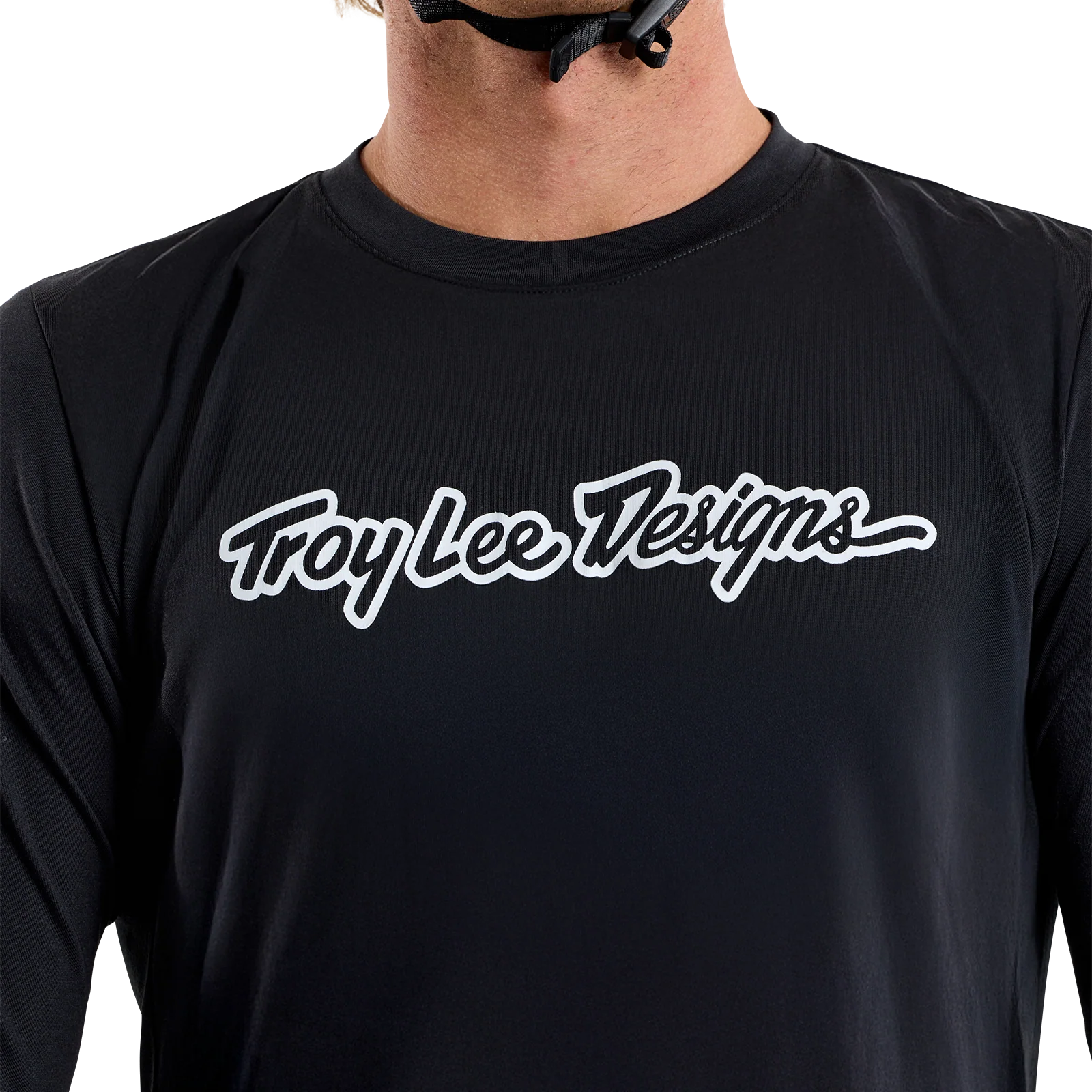 TROY LEE DESIGNS SKYLINE RIDE TEE SIGNATURE Jersey z długim rękawem czarny - Image 9