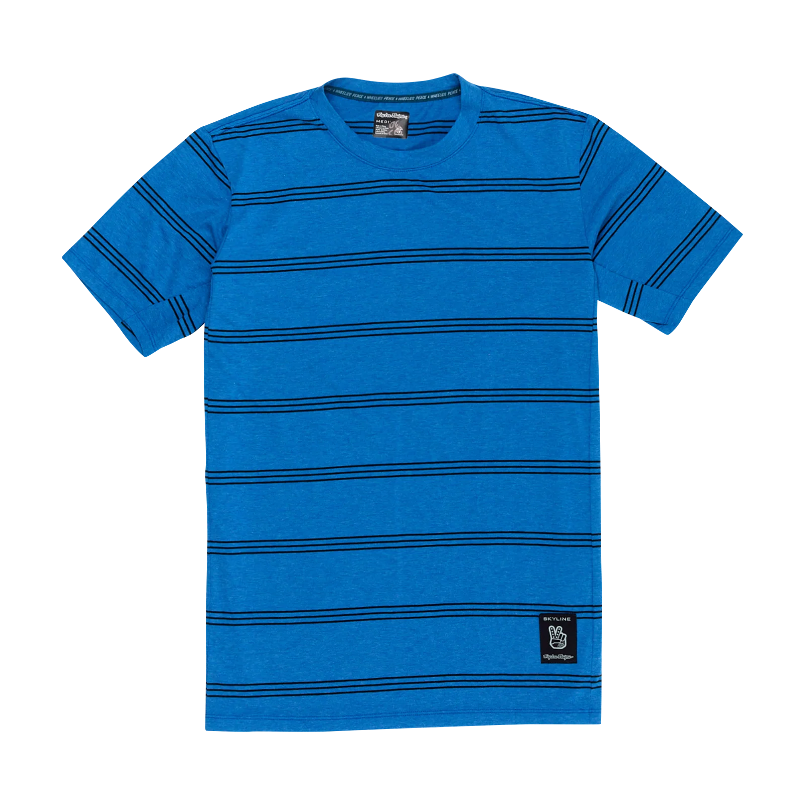 TROY LEE DESIGNS SKYLINE RIDE TEE WASH OUT Jersey z krótkim rękawem niebieski