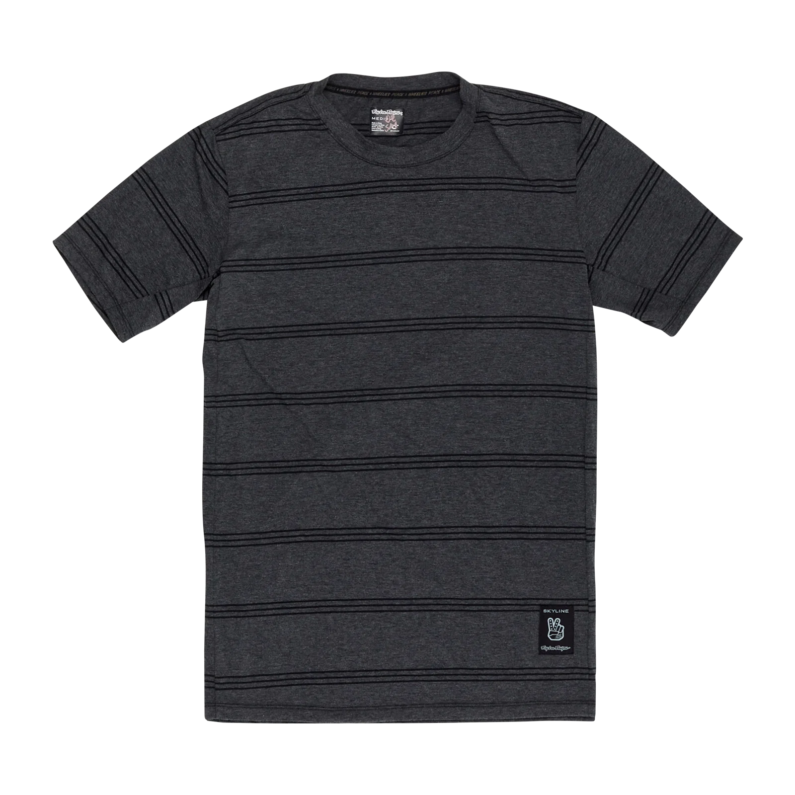 TROY LEE DESIGNS SKYLINE RIDE TEE WASH OUT Jersey z krótkim rękawem szary