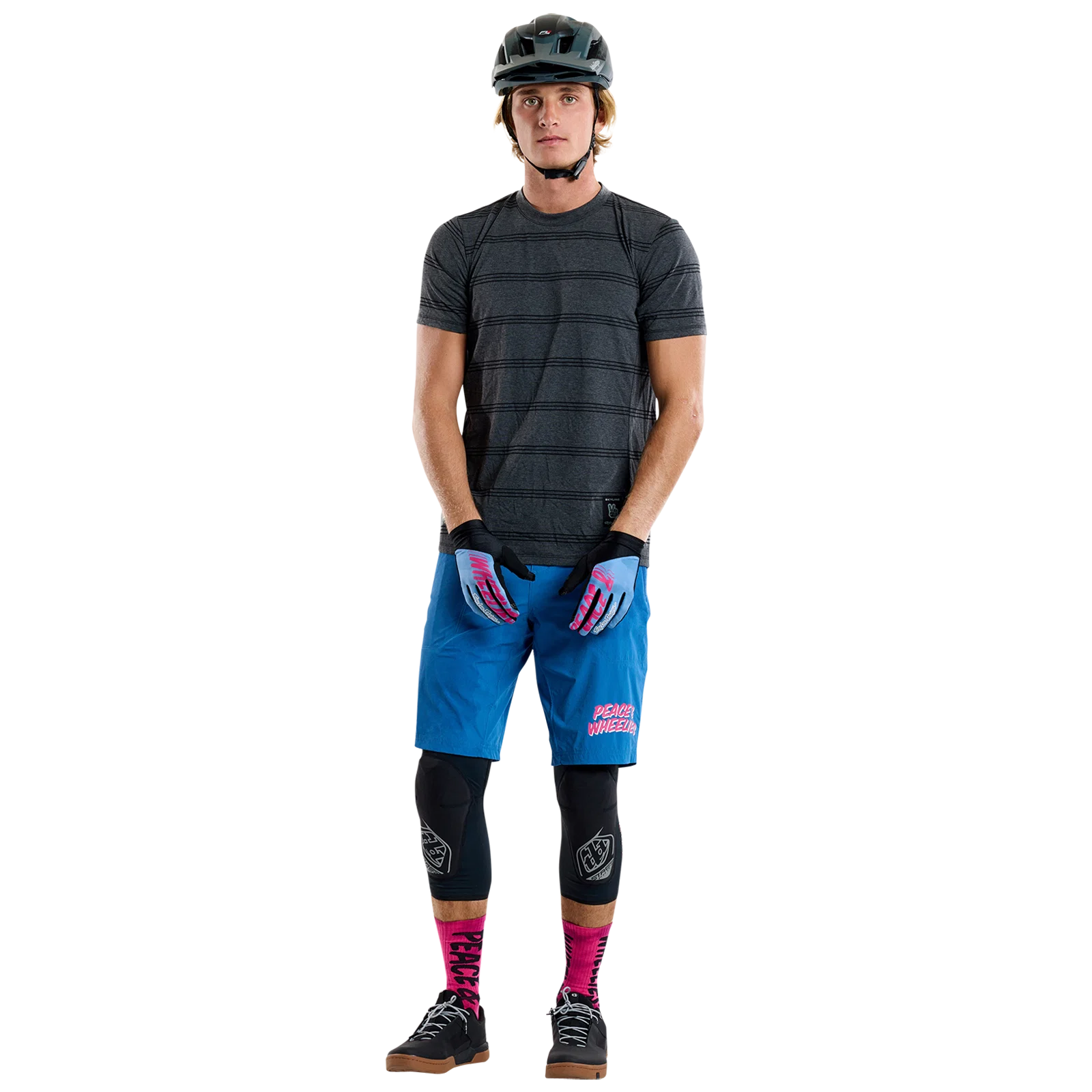 TROY LEE DESIGNS SKYLINE RIDE TEE WASH OUT Jersey z krótkim rękawem szary - Image 4