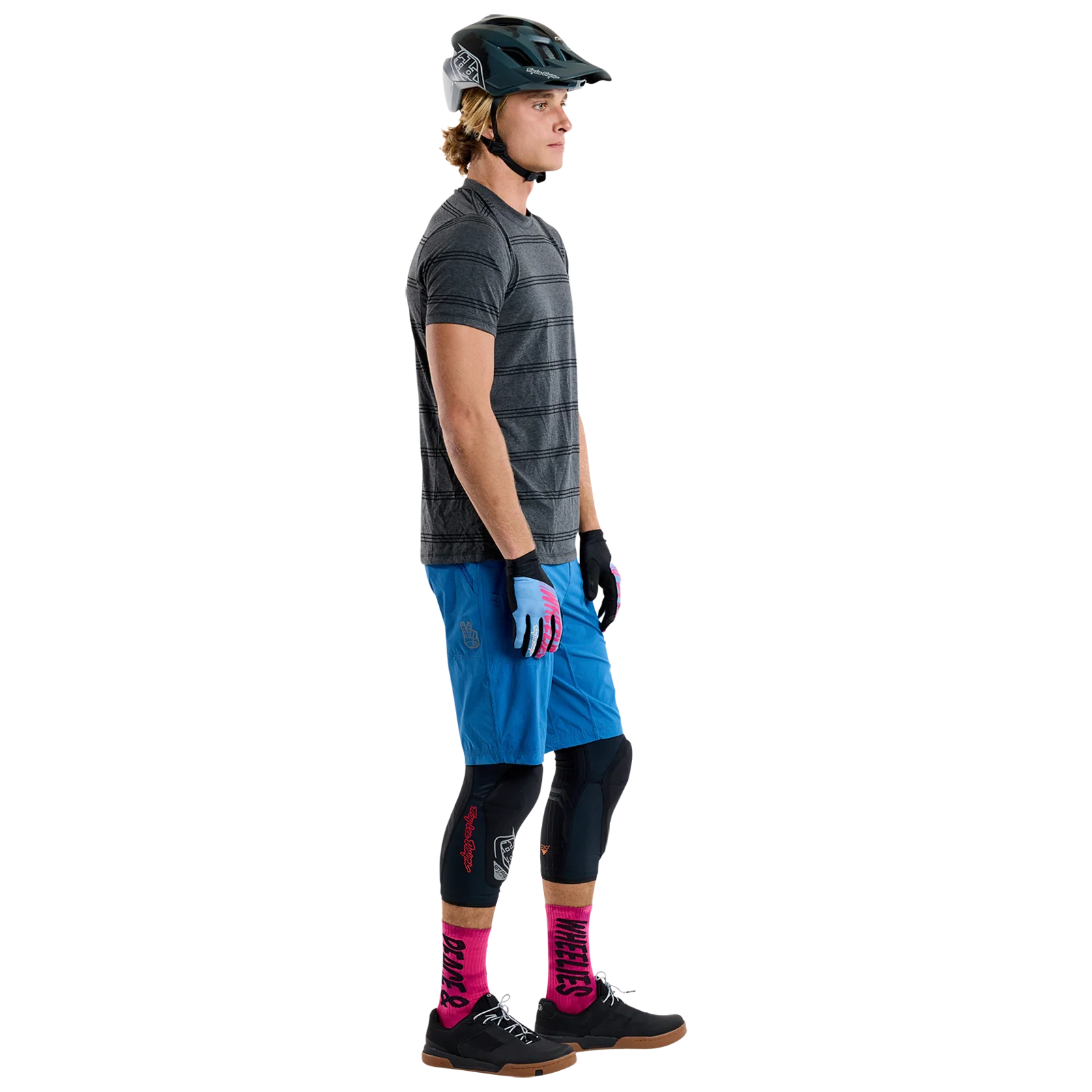 TROY LEE DESIGNS SKYLINE RIDE TEE WASH OUT Jersey z krótkim rękawem szary - Image 6