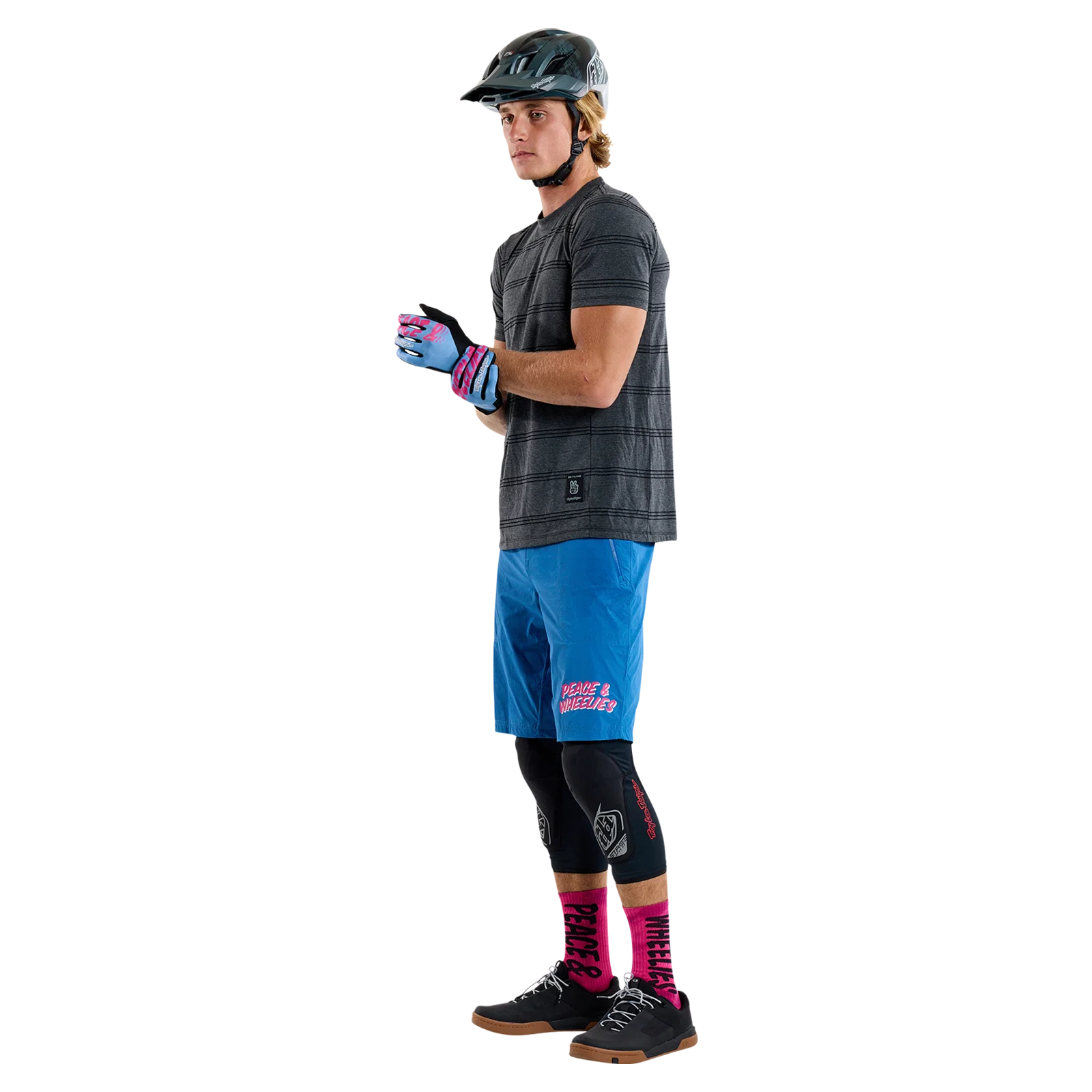 TROY LEE DESIGNS SKYLINE RIDE TEE WASH OUT Jersey z krótkim rękawem szary - Image 7