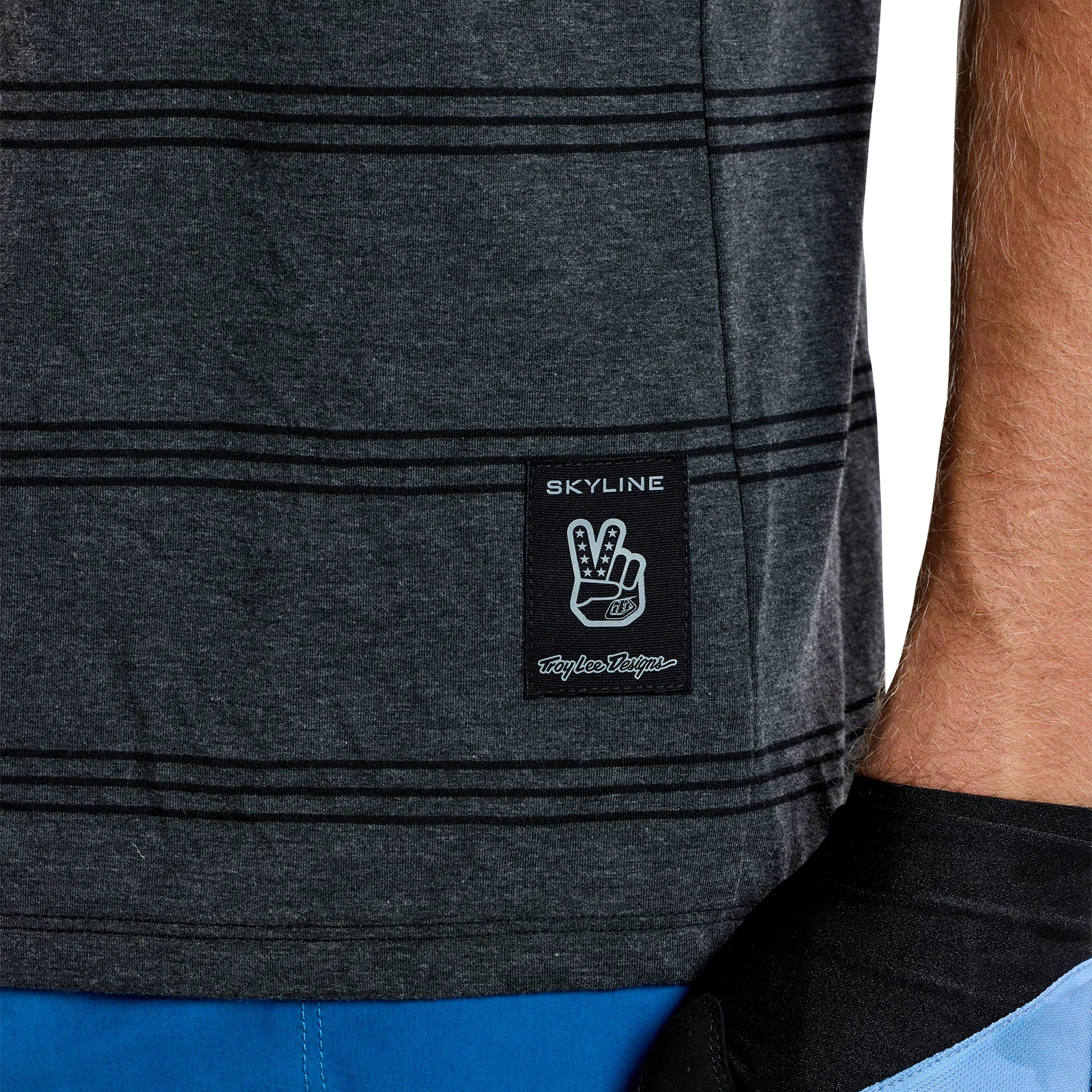 TROY LEE DESIGNS SKYLINE RIDE TEE WASH OUT Jersey z krótkim rękawem szary - Image 9